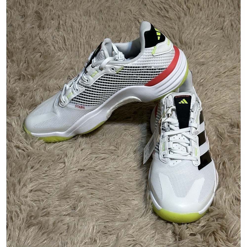 Adidas Stabil 16 Indoor Volleyball Shoes Sneakers White Men's Size 8.5 JP7273